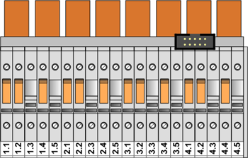 Общий вид МТУ-4.РК» с клеммниками