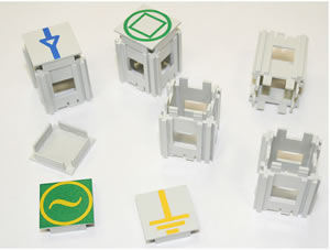 Пластиковые элементы щита